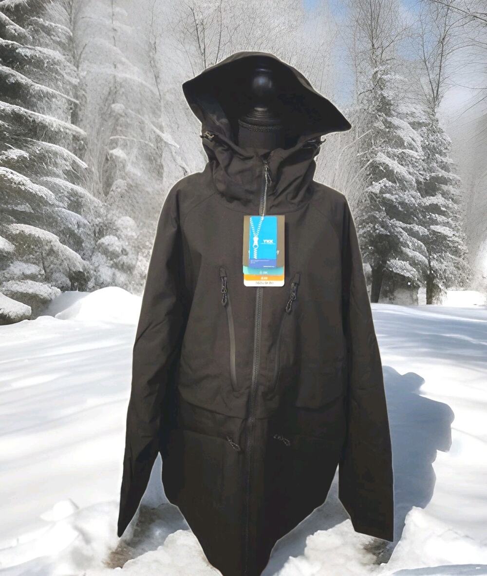 NWT (2) Pieces GSOU SNOW Unisex Baggy Snowboard, Ski Jacket & BiB Black 2XL